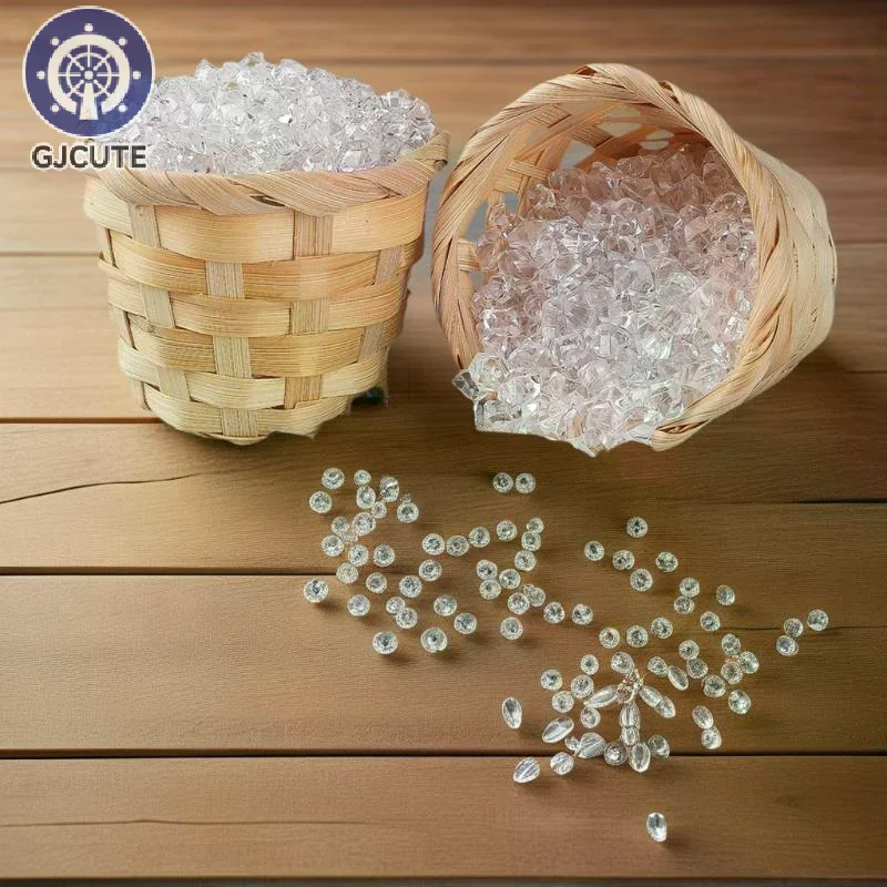 Harryhouse 1 Set Clear Miniature Ice Blocks Figurines for Dollhouse Décor