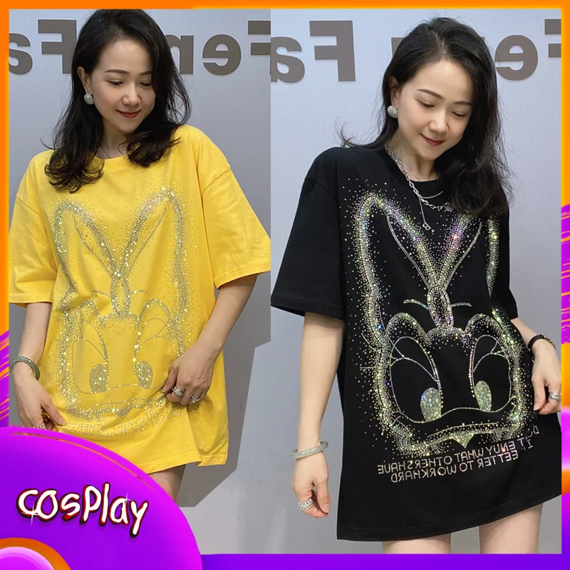 

Футболка Daisy Duck Disney, повседневная модная женская футболка из чистого хлопка, летние футболки с короткими рукавами и короткими рукавами, трендовый топ, милая одежда в подарок