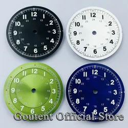Goutent Sterile Black 29mm Watch Dial Fit NH34 NH35 NH36 DG2813/3804 Miyota 215 821A Movement