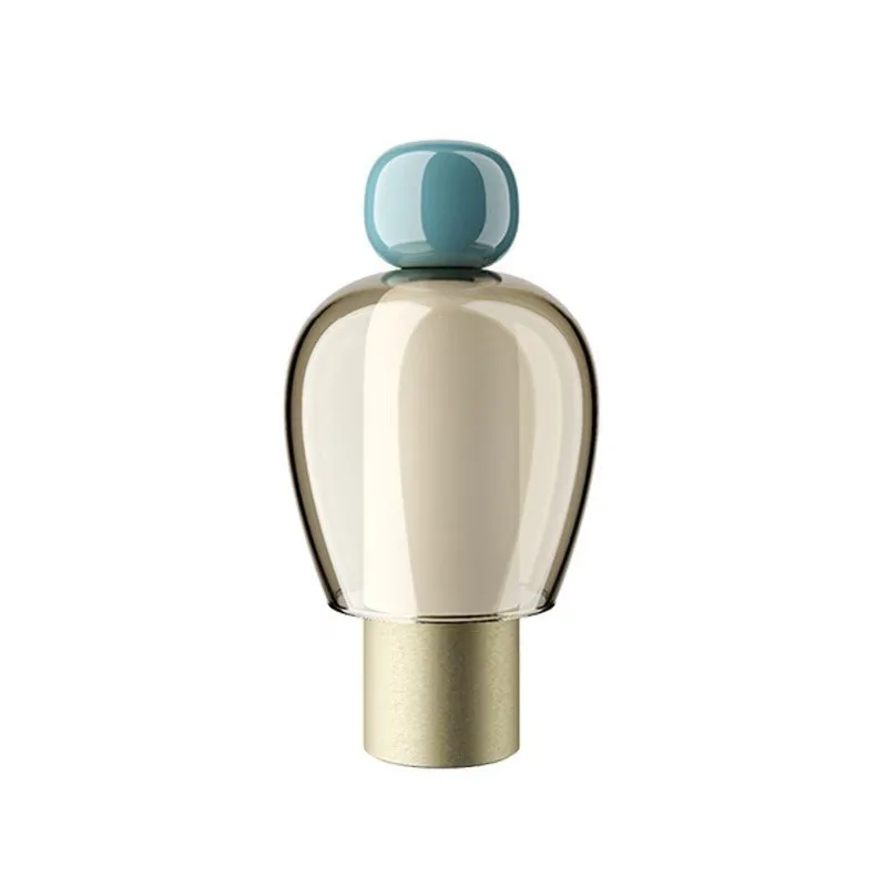 Bedroom bedside table lamp hotel personalized creative light luxury high-end cable-free charging decoration portable table lamp
