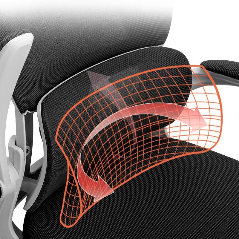 Sedia da computer moderna in rete Sedia da ufficio ergonomica per personale da conferenza girevole con sollevamento regolabile in altezza