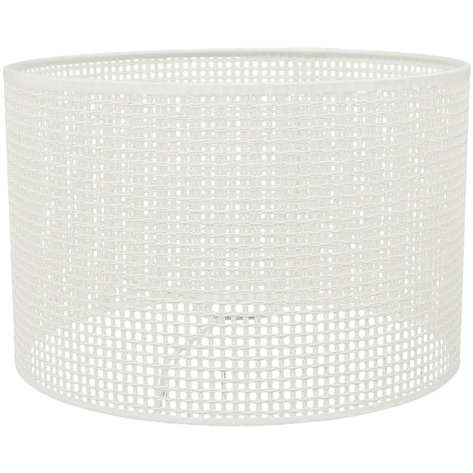 

Light Blue Lampshade Iron Cloth Material Woven Structure Bedroom Living Room Desk Lamp Cover Modern Farmhouse Fixtures Soften