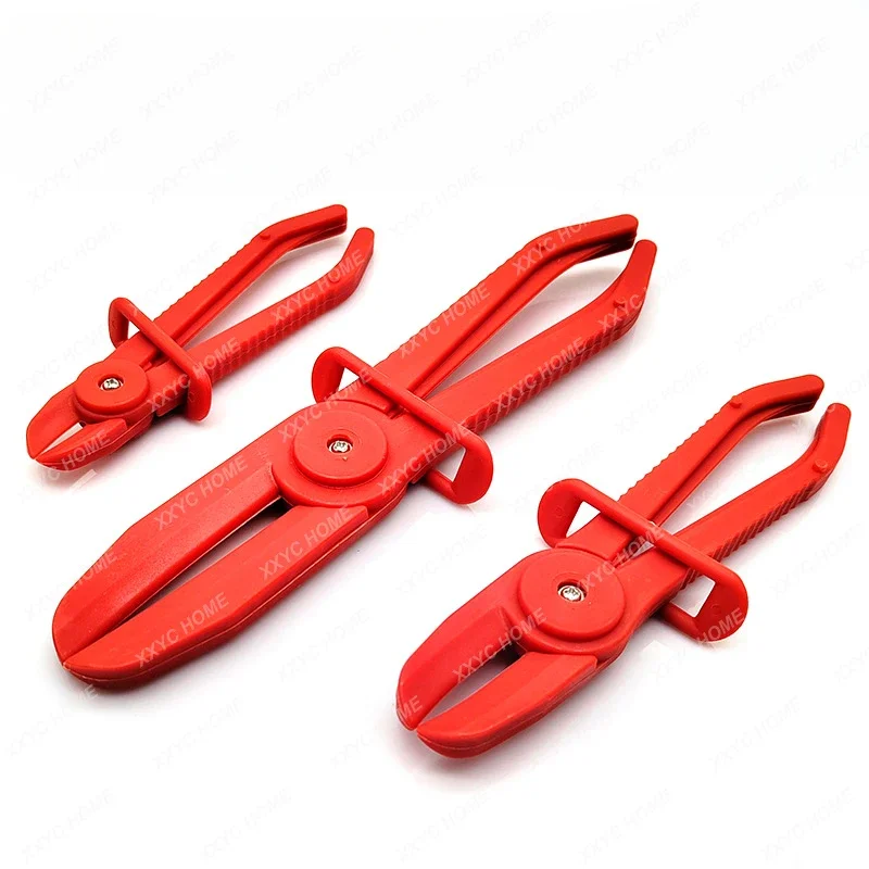 3-Piece Set Plastic Tubing Cut-off Pliers Auto Repair Sealing Pliers Automotive Oil Tubing Tweezer Tool