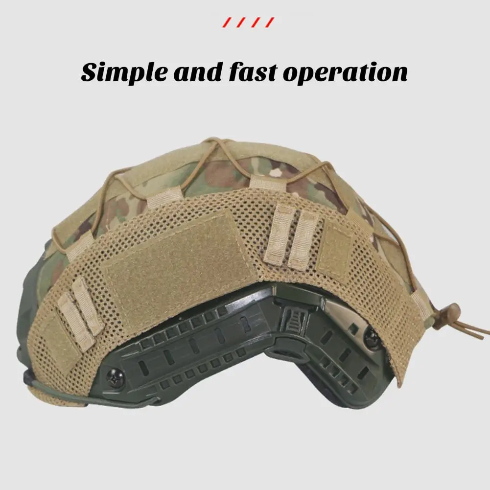 

Helmet Cover for Fast MH BJ Helmet Waterproof Wear Resistant Fastening Tape Non-reflective Helmet Cover Military Accessories