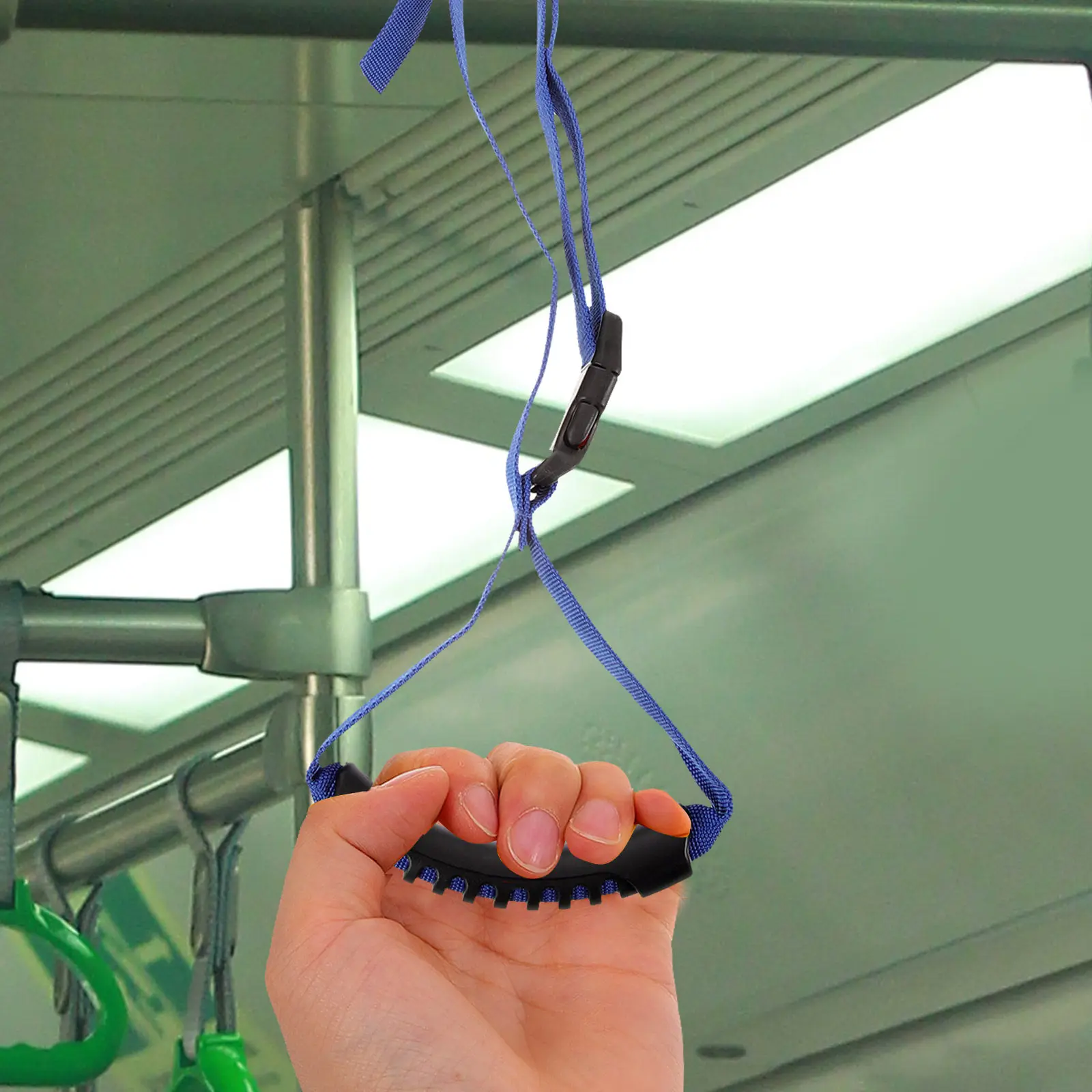 

Portable Car Door Assist Handle for Seniors with Comfort Grip Support Strap Bed and Vehicle Use Elderly Assistance Mobility Aid