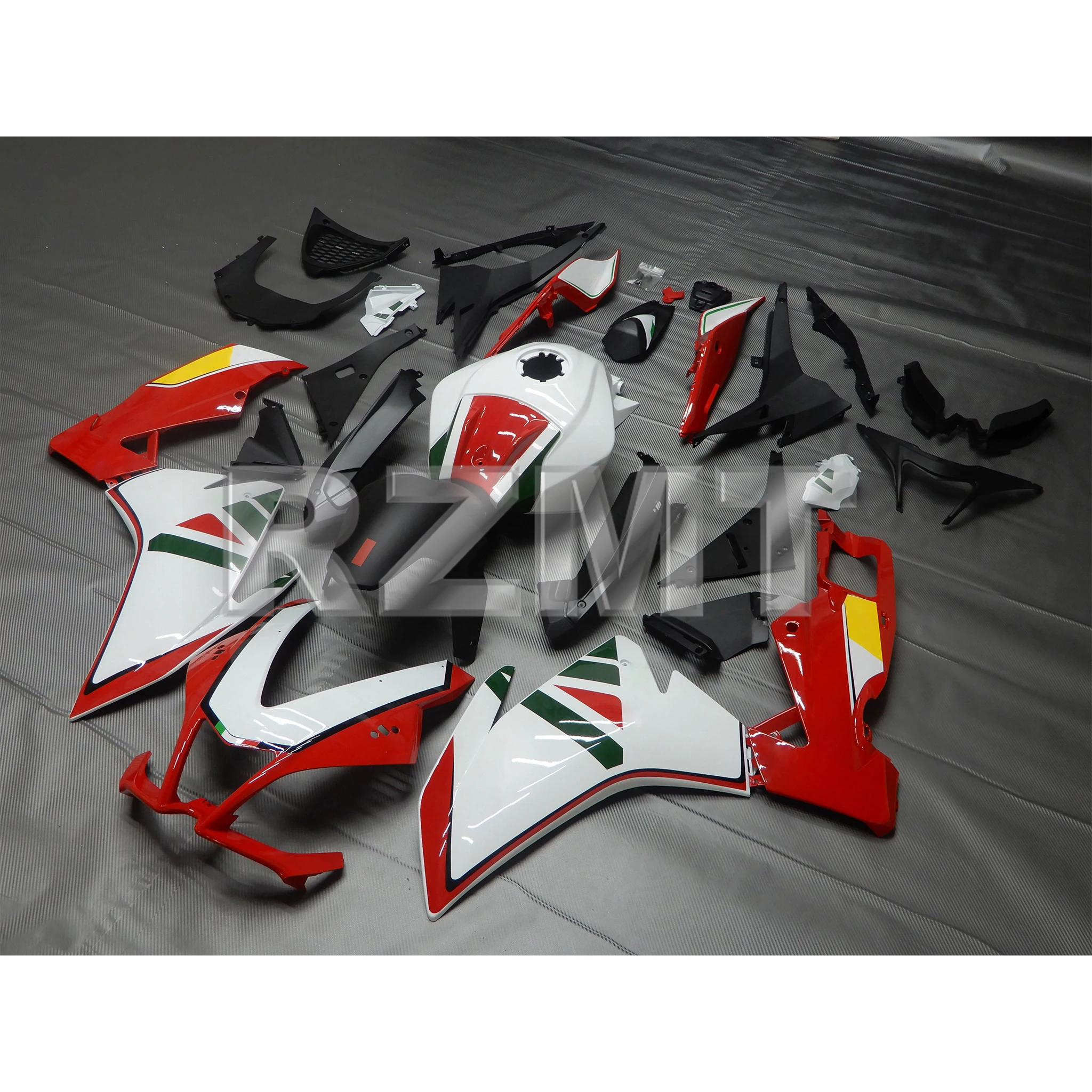 For Aprilia RS125 RS4 50 RS4 125 2011-2021 RS450 RS4125 Motorcycle Fairing ABS Injection Customized Body Fairings Kit A0112-101a