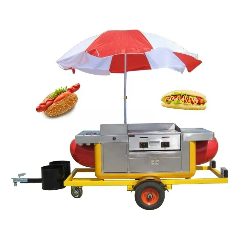 Customizable Stainless Steel Food Truck/Snack Food Truck/Mobile Hot Dog Truck