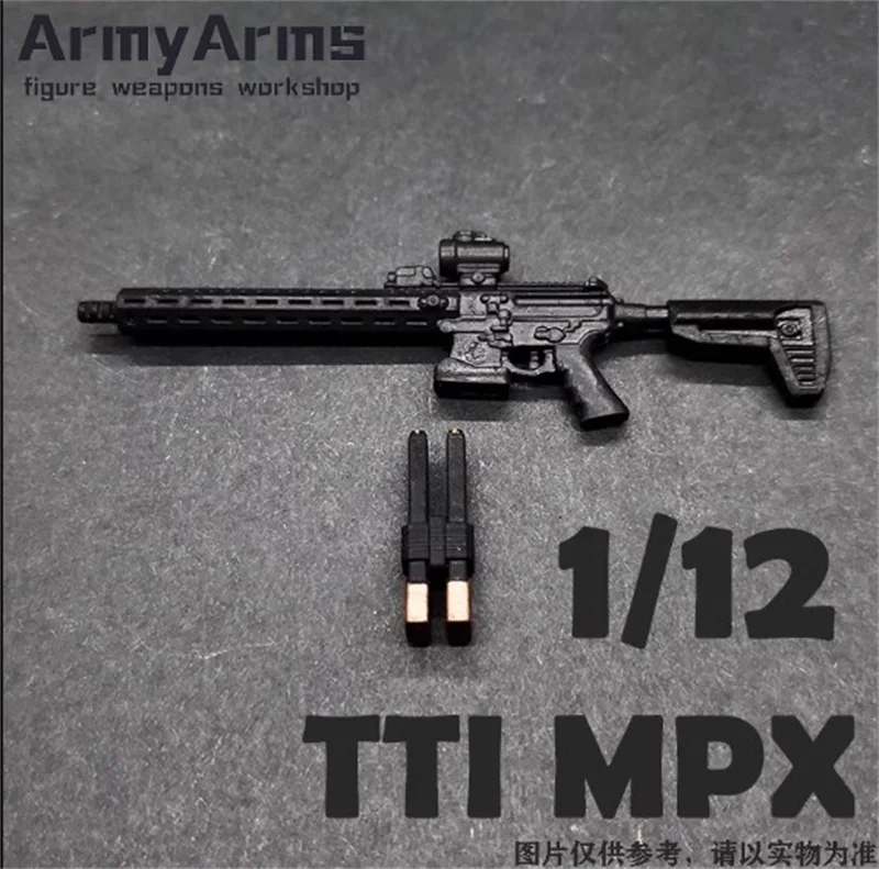 ArmyArms 1/12 Soldier Weapon Accessories TTI MPX Model Toy Fit 6'' Action Figure Body In Stock