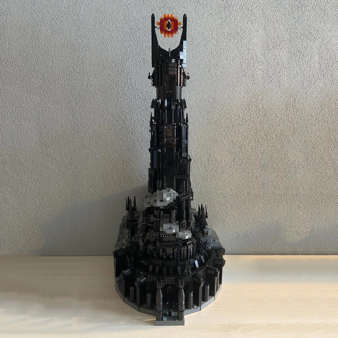 5996PCS Dark Lord Barad-dûr MOC Fortress Building Blocks Assembled Famous Tower Architecture Toy Brick Children's Birthday Gift