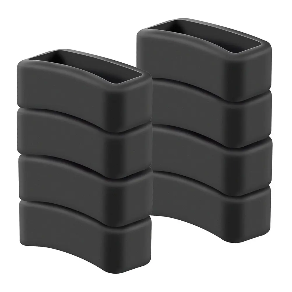 8Pcs Watch Belt Retainer Silicone Anti Slip Fastener Forerunner 230 620 630 Replacement Band Keeper Watch Band Holder