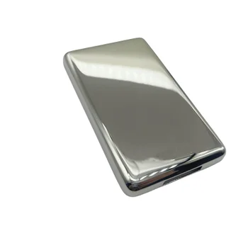 업그레이드 후면 하우징 커버 케이스 쉘, 실버 메탈 용량, iPod 5th 비디오 30gb 60gb 80gb 6th 7th classic 80gb 120gb 160gb
