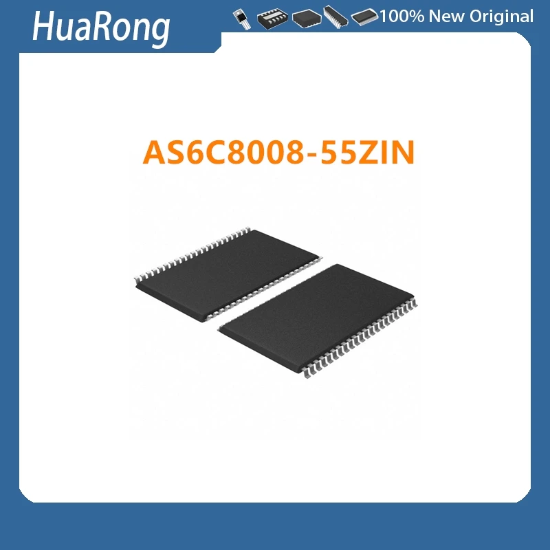 2Pcs/Lot AS6C8008-55ZIN AS6C8008 TSOP-44