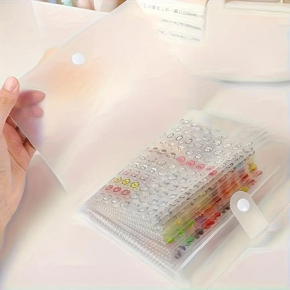 2400pcs Mini Cute Sticker Set+ Storage Book| Various Exquisite Patterns, Suitable for Journal DIY and Scrapbook Making