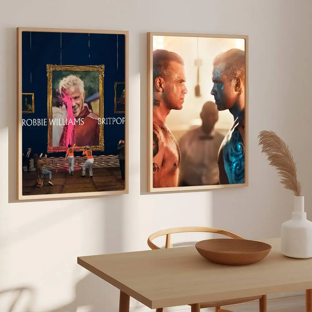 ملصق المغني روبي ويليامز بريتبوب مناسب لغرفة المعيشة المنزلية وغرفة النوم والمكتب والبار لتزيين الحائط #2