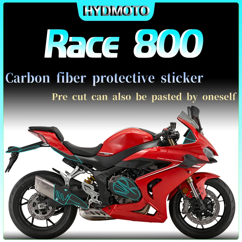 For QJMOTOR Race 800 Carbon fiber full car protection sticker waterproof sticker sticker film sticker modified parts accessories