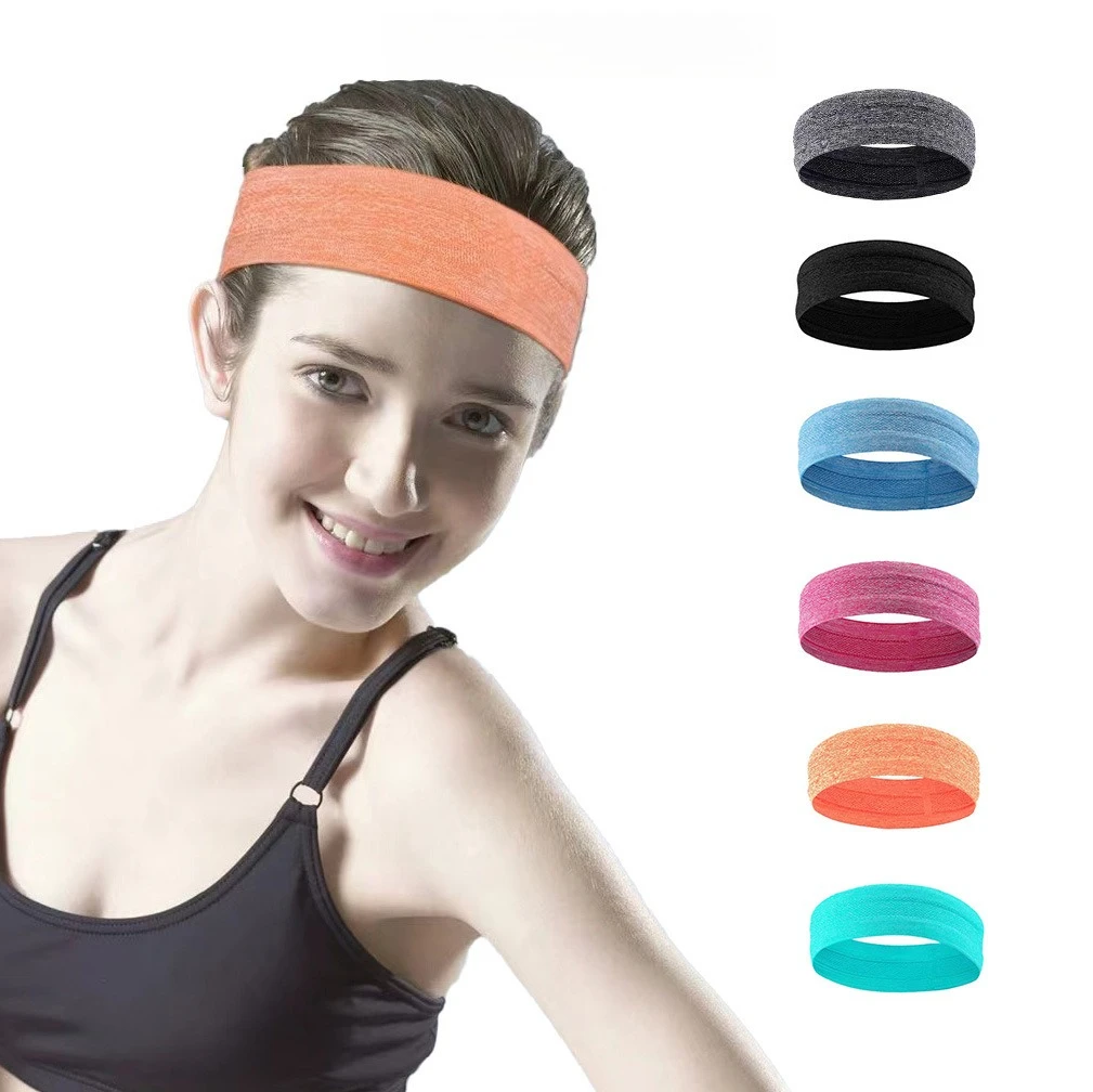 

1pcs Outdoor sports antiperspirant headband non-slip silicone fitness yoga high elastic sweat-absorbing headband running