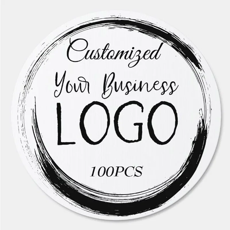 custom company stickers, packaging seal stickers, labels, (your logo) stickers, thank you labels, custom wedding labels