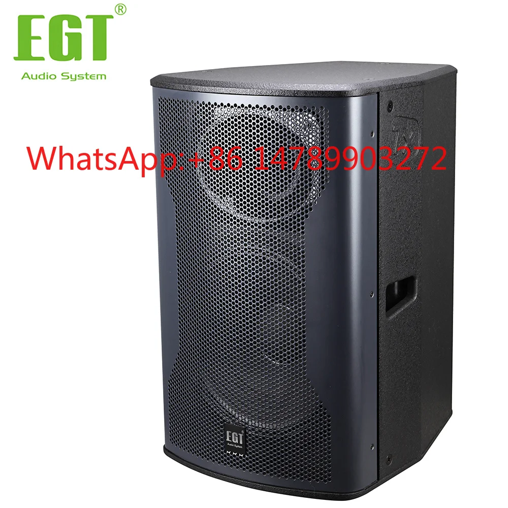 10 Inch 2Way Birch Passive Line Array Speaker 1400W Peak Erse Crossover for Church KTV School