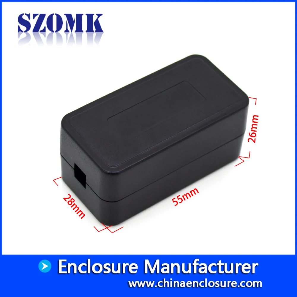 4 Pcs/lot SZOMK small 55X28X26mm case electronic enclosure standard abs plastic junction boxes for PCB