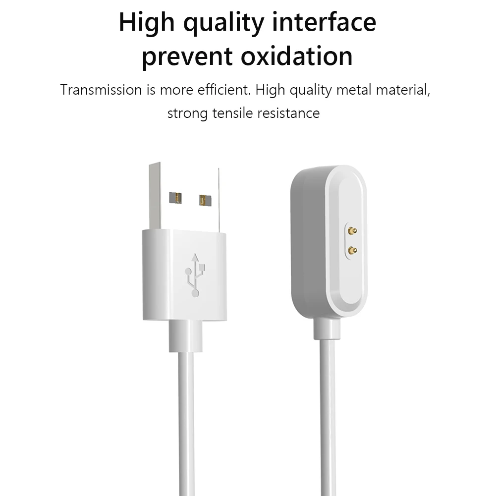 USB Charging Cable for Ticwatch GTH/OPPO Watch Free Smart Watch Chargers Cord Charger Stand Holder Accessories