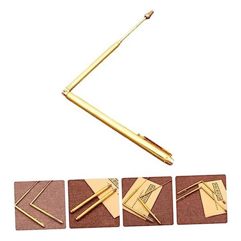 Pen Shape Ruler Divining Rods para Água, Metal Detector Stick, Antena, Durable Divining Tool, 1 Peça