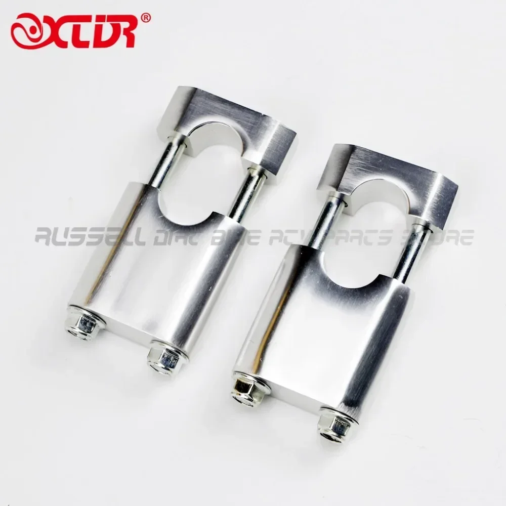 

Dirt Pit Bike Triple Handlebar Risers Kit Bars Mounts Clamp 22mm Spare parts