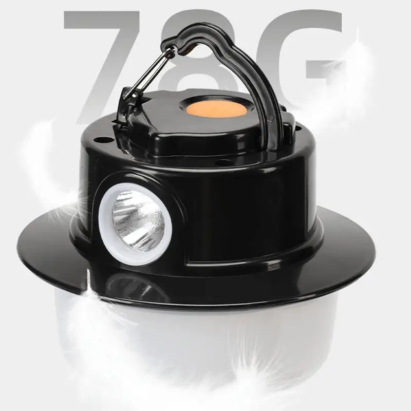 LED Tent Light LED Portable Tent Light Rechargeable With Hook Outdoor Tent Lamp Multipurpose Waterproof With 3 Lighting Modes