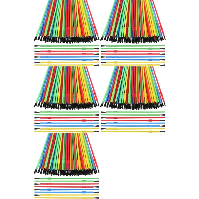 

【TODAY-ONLY!】500 Pieces Paint Brush Bulk Plastic Paint Brush Set Oil Painting Watercolor Brush Classroom Supplies For Arts And C