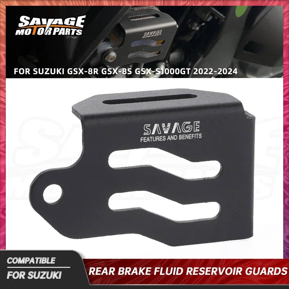 GSXS8R 2024 Rear Brake Fluid Reservoir Tank Guard For Suzuki GSX-8S GSX-8S GSX-S1000GT 2022+ Brake Cylinder Protector Cover