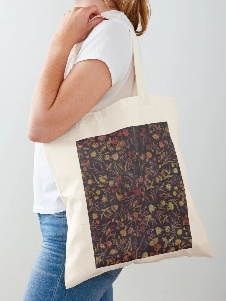 

Midnight Floral Tote Bag Portable shopping bag tote bag women reusable shopping personalized tote