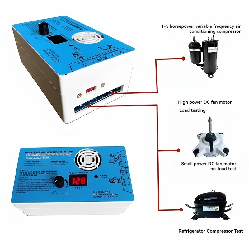 High Power DC Fan Detection Variable Frequency Air Conditioner Refrigerator Inverter Compressor Tester