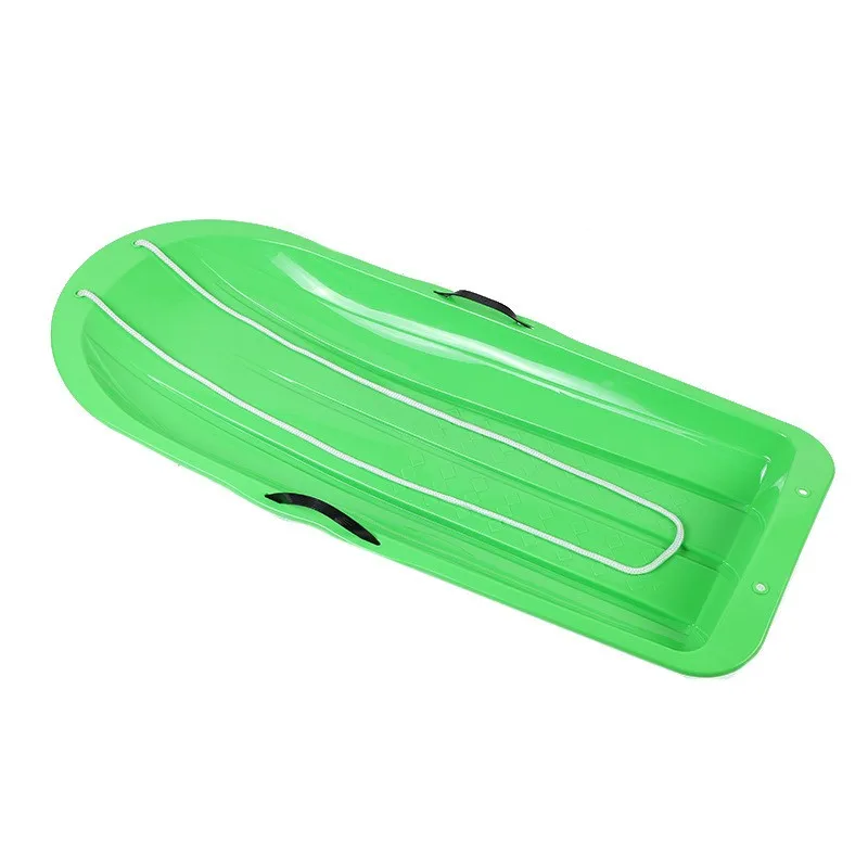 Eco-friendly Outdoor Plastic Toboggan Sled For Adults Kids-Freestyle Design Customizable Colors Logo Multi-Surface Use