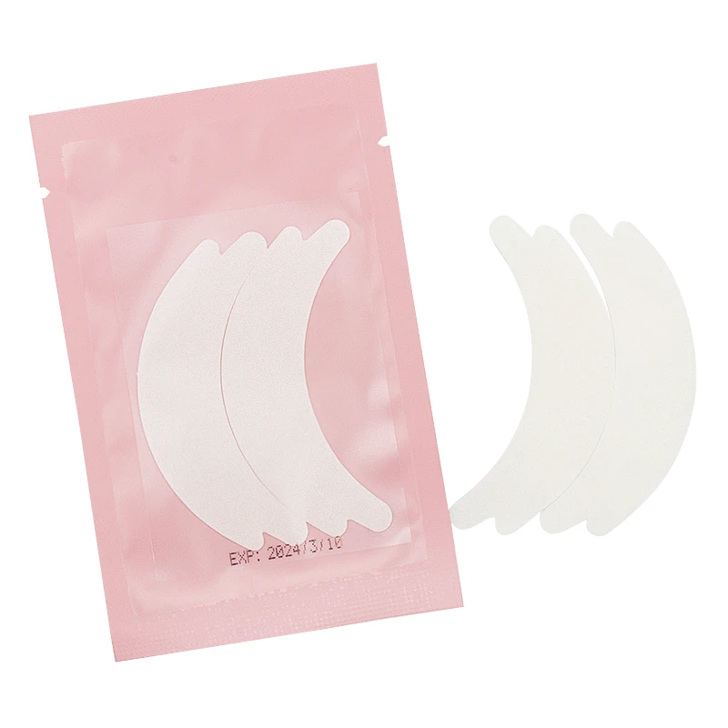 50pairs Eye Patches Eyelash Extension Supplies Foam Eye Pad Butterfly Shaped Paper Lash Stickers Female Makeup Tool