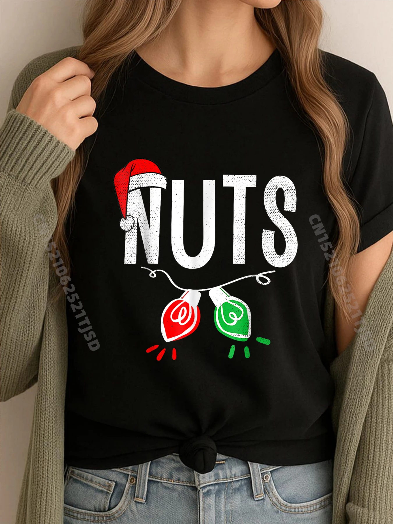 

Футболки Che St Nuts Matching Ches Tnuts Christmas Couples Nuts оптом, 100 шт., стираные футболки
