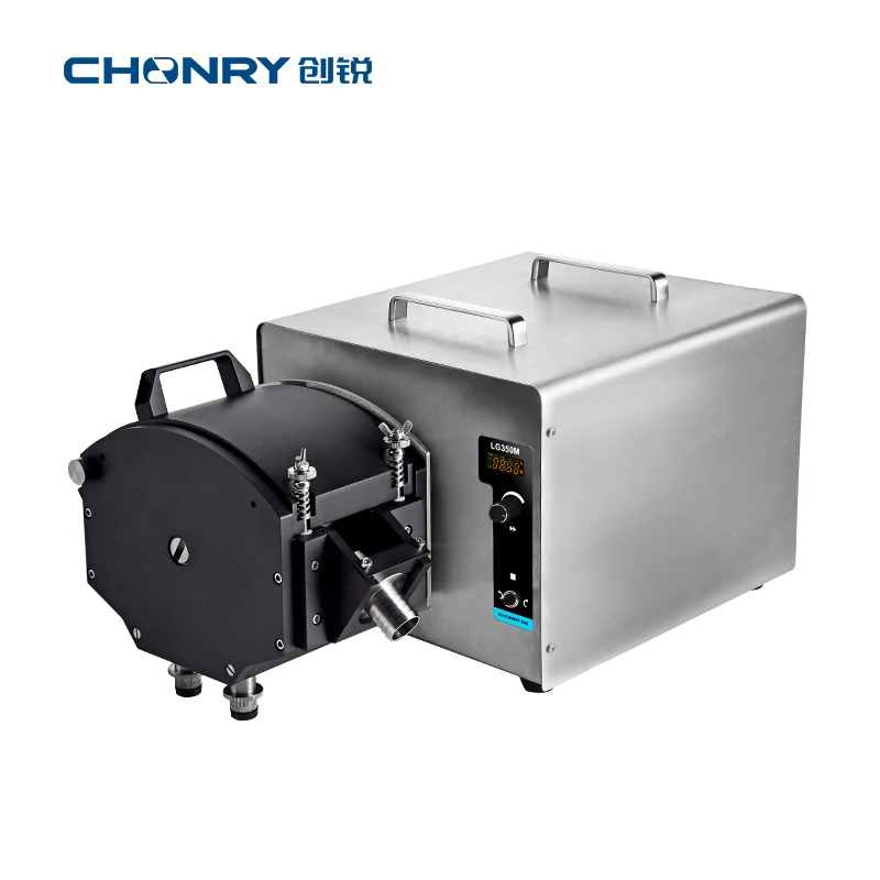 

Перистальтический насос с шаговым двигателем LG350M Перистальтический насос с большой скоростью потока жидкости и постоянной передачей