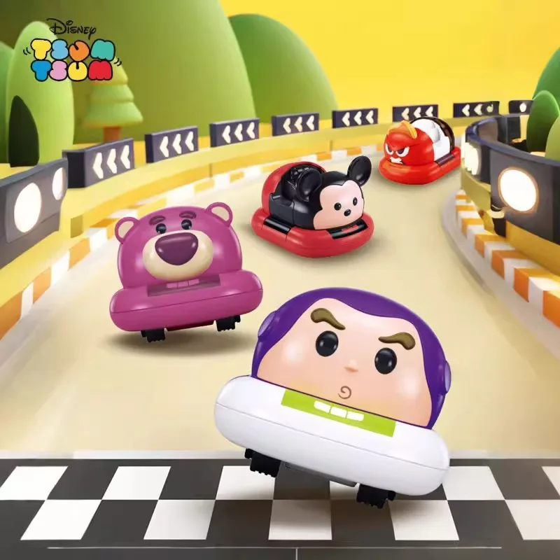 DIY Assembly Car Building Blocks Toy, Disney Tsum Tsum Funny Double Power Bumper Cars, Toy Story Buzz Lightyear Collectible Set view 6