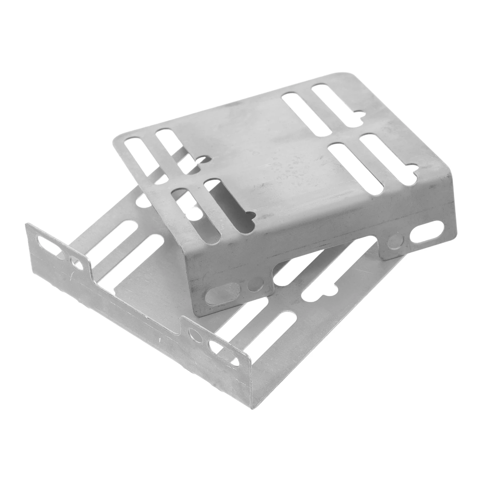 

2pcs Iron Body Fixed Bracket Double Din Car Stereo Installation Kit For Headboard Mounting Audio Modification Garage Door