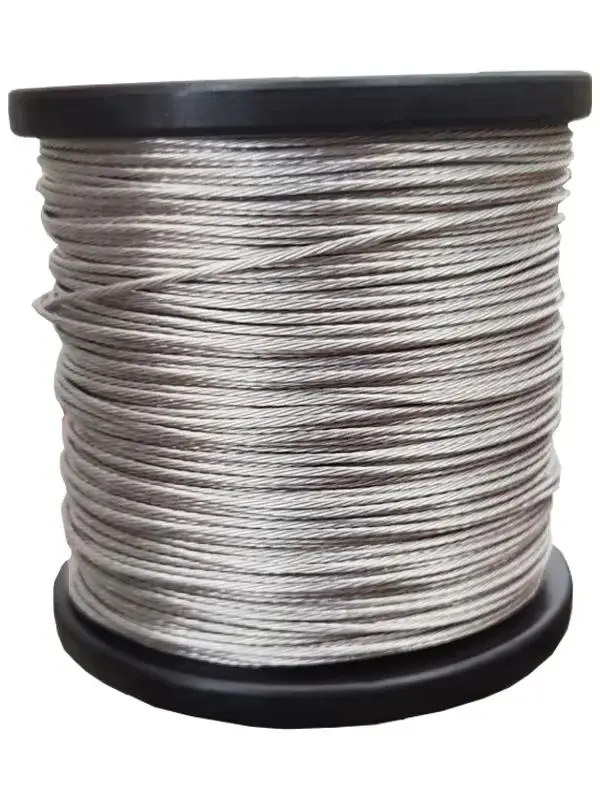 Fil de clôture électrique en alliage d'aluminium et de magnésium de 200 m, 1,8 mm, conducteur haute 