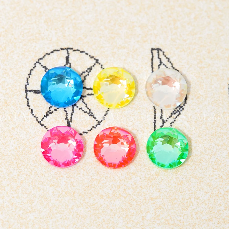 

Neon Xirius, 16 граней, набор страз с плоской задней частью, 8 мм, большие и 8 мм, маленькие кристаллы для дизайна ногтей, рукоделия, одежды, рукоделия