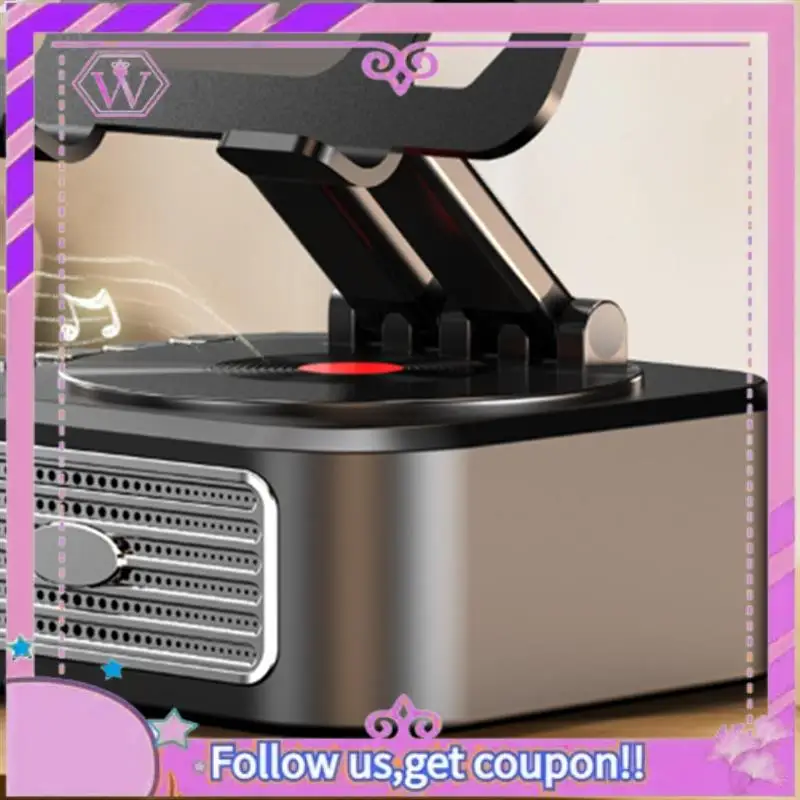 Stereo Sound Enhanced Foldable Desk Tablet Stand Holder With Wireless Bluetooth Speaker, USB Connectivity