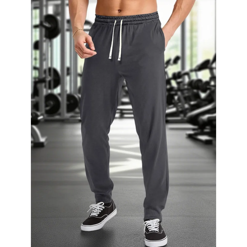 Clothing Men Autumn Men's Casual Pants Male Baggy 2025 Black Sweatpants Men's Sports Ankle Length Man Deep Pockets Y2k Clothes
