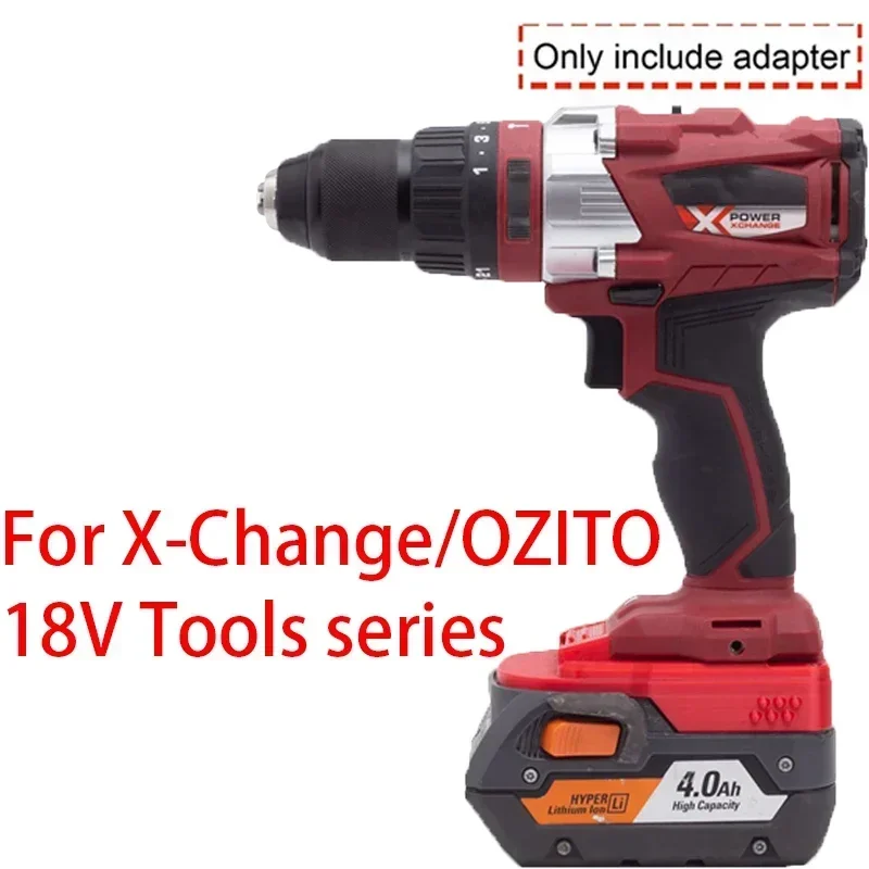 Imagem -03 - Conversor de Bateria para Baterias de Íon-lítio Aeg Ridgid 18v para X-change Ozito 18v Li-ion Tool Adaptador de Bateria Acessórios para Ferramentas Elétricas