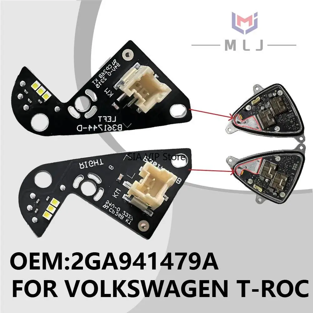 

For Volkswagen T-ROC -ROC New LED daytime running lights LED module light panels Headlight Daytime Running Light OE 2GA941479A