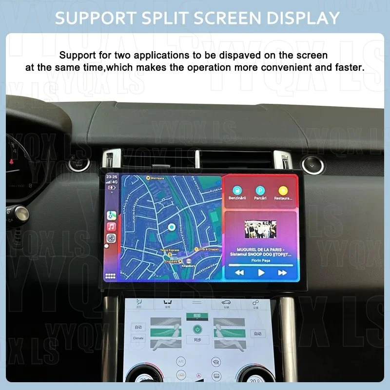 13.3inch Dual System Car Radio For Range Rover Vogue L405 2012-2019 Android Curved Screen Multimedia Player CarPlay Navigation
