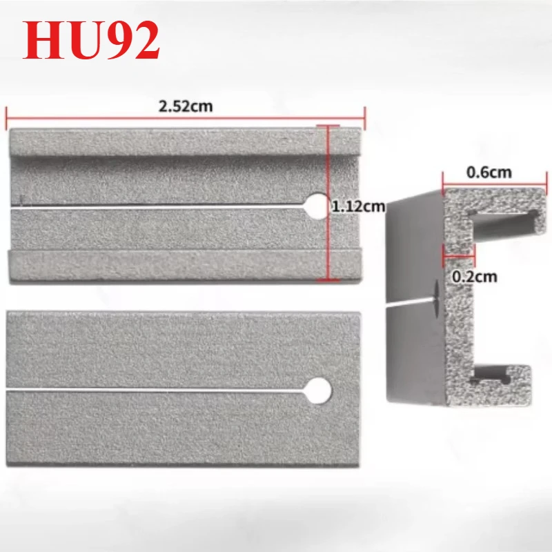 Professional HU92 Fixture Clamp for Key Duplicator Machine Holding Jig Suitable for BMW No.67 Key Blanks Clamp Cutting Jaw