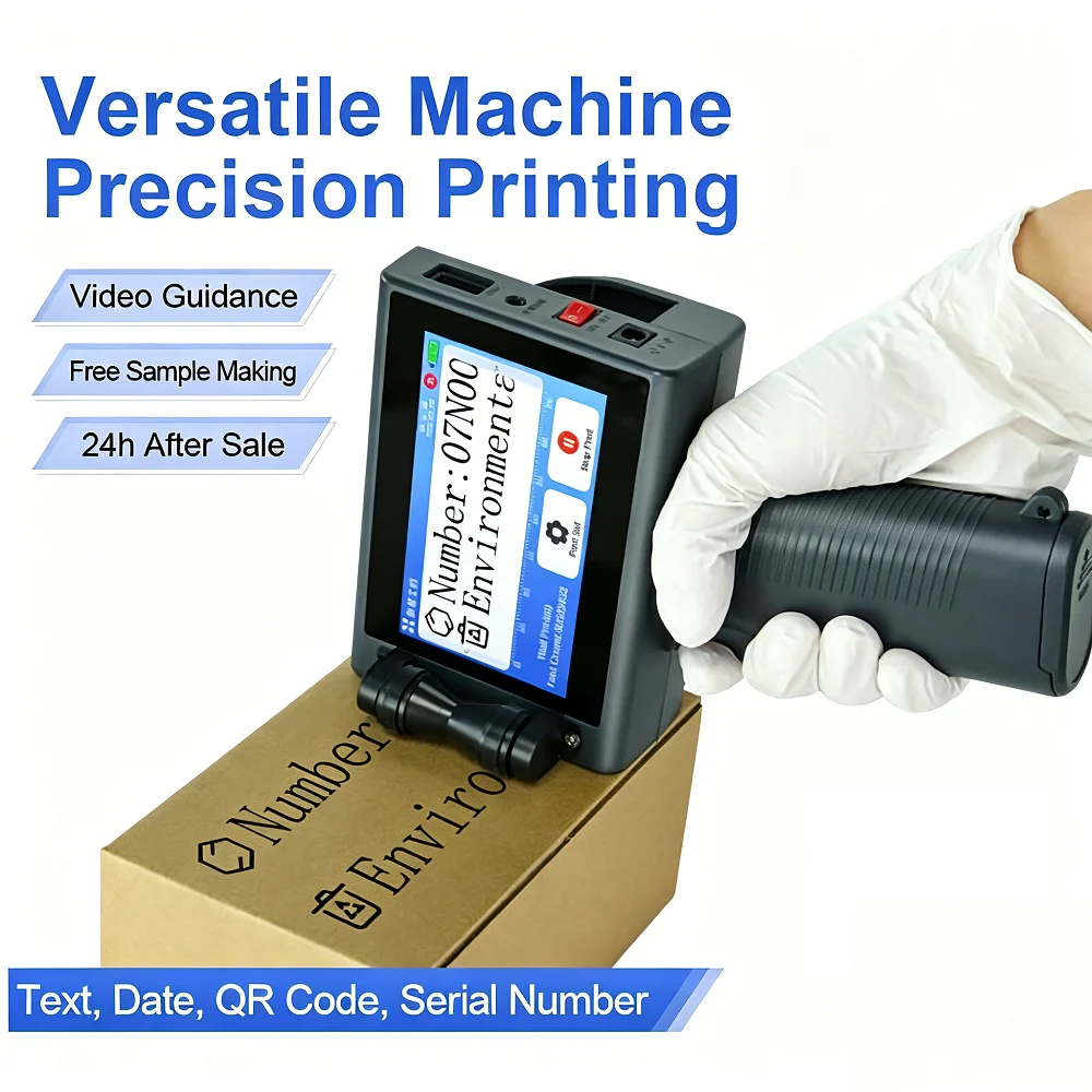 T20 All Surface Thermal Handheld Inkjet Printer 25.4mm Portable Machine for Date Logo Text Batch Universal Printing