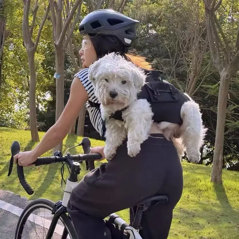 Bolso de hombro portátil de viaje al aire libre para mascotas, bolsa transportadora para perros, cabestrillo para cachorros, adecuado para gatos y perros pequeños, suministros de transporte para mascotas