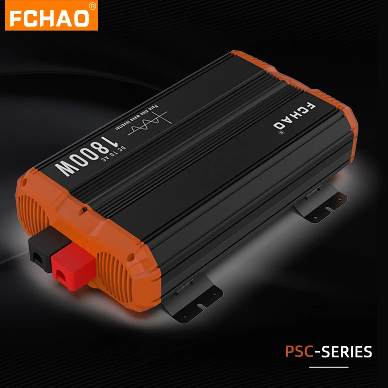 FCHAO 3600W Inverter a pannello solare onda sinusoidale pura 12V 24V a 220V convertitore di potenza per auto alimentatore Display LCD a energia