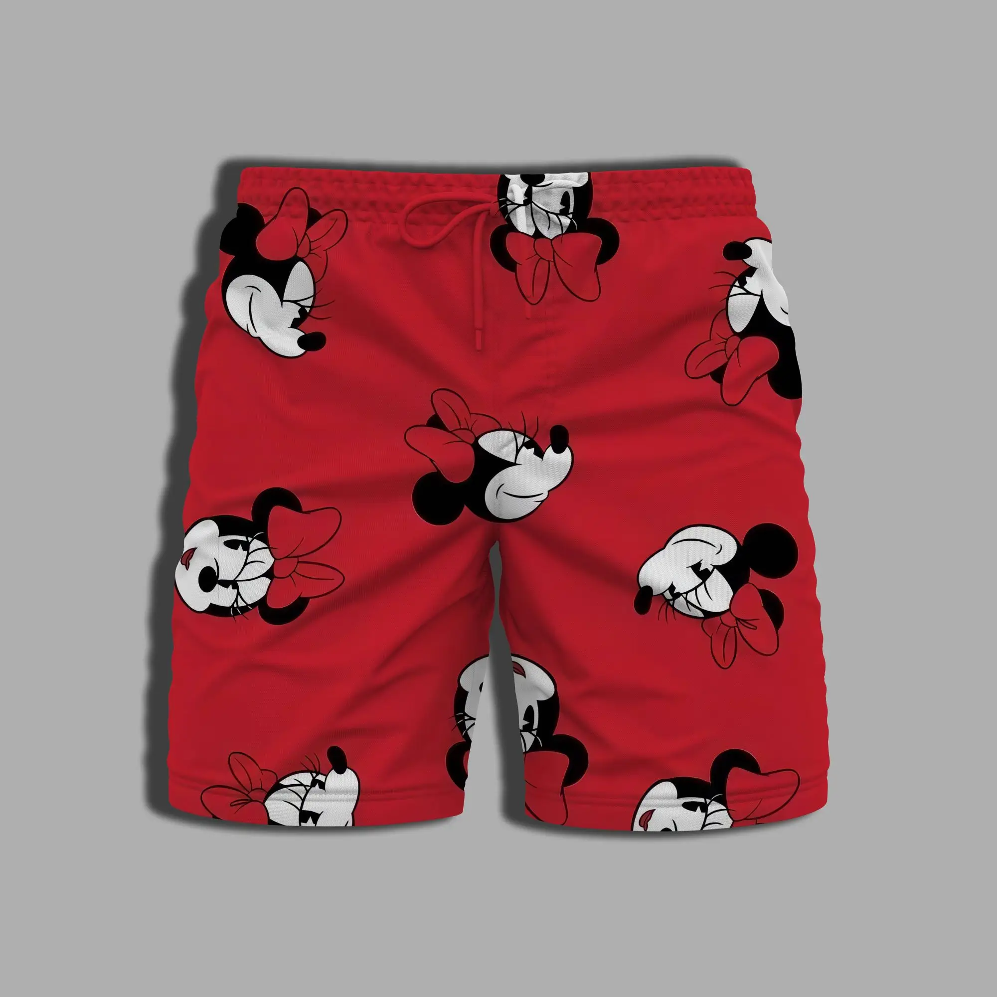 Disney-bañador de Mickey Mouse para hombre, pantalones cortos con estampado, traje de baño para playa, gimnasio, Verano