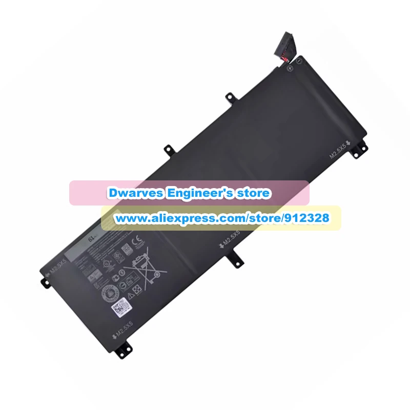 الأصلي 245RR H76MV Y758W 7D1WJ بطارية 11.1V 61WH/91Wh لديل الدقة M3800 XPS 15 9530 XPS 15D-1528 15D-4728 15D-9828T